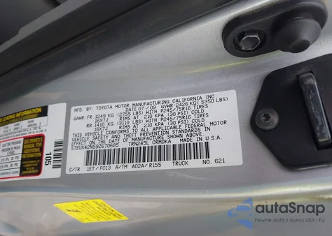 2009 Toyota Tacoma from USA, damaged, VIN 5TEUX42N59Z670685
